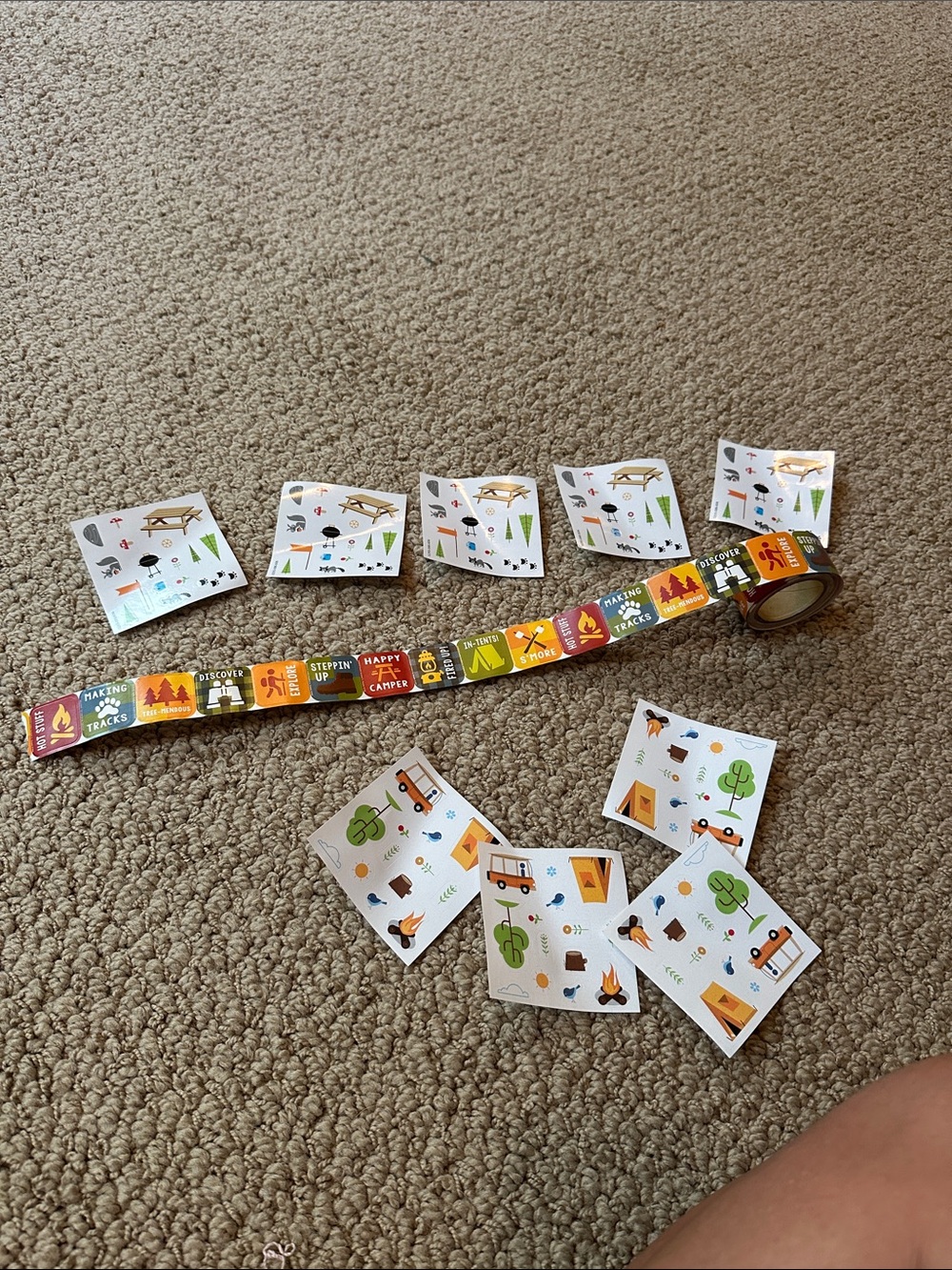 Camping stickers